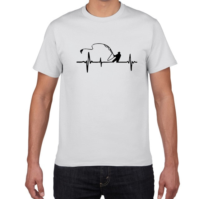 Heartbeat Graphic Men's T Shirt