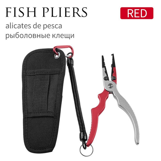 Aluminum Alloy Fishing Pliers and Grip Set