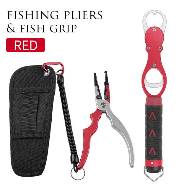 Aluminum Alloy Fishing Pliers Grip Set