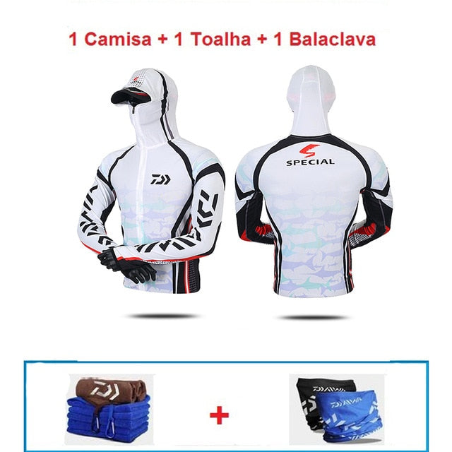 Anti-UV Sunscreen Fishing Hoodie