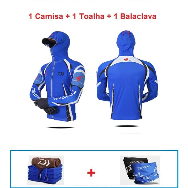 Anti-UV Sunscreen Fishing Hoodie