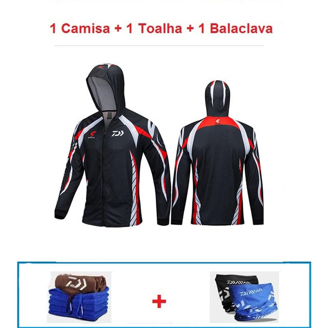 Anti-UV Sunscreen Fishing Hoodie