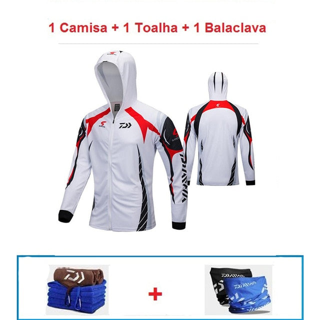 Anti-UV Sunscreen Fishing Hoodie
