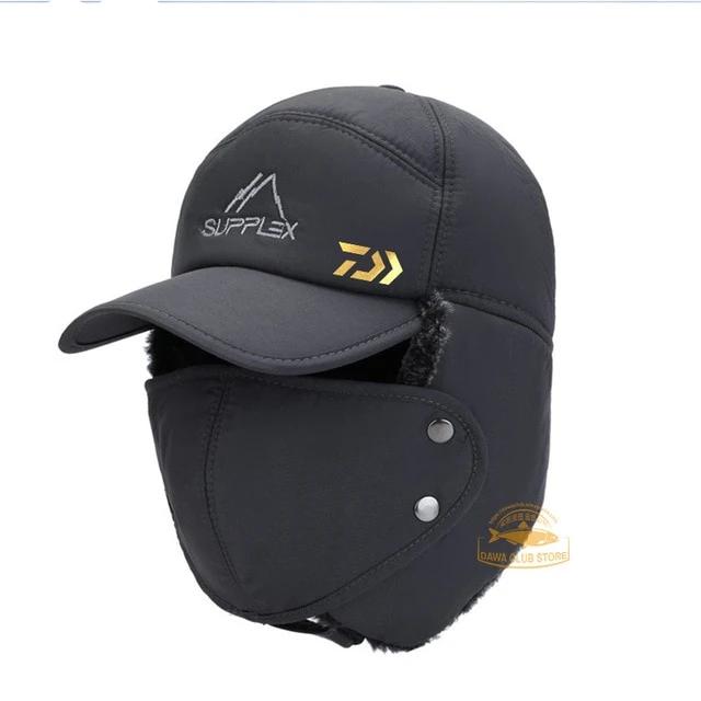 Fishing Winter Thermal Bomber Unisex Hat with Ear and face Protection