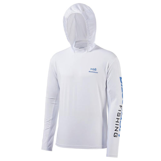 UPF 50+ UV Sun Protection Long Sleeve Hooded Fishing Shirt