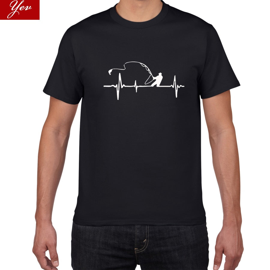 Heartbeat Graphic Men's T Shirt