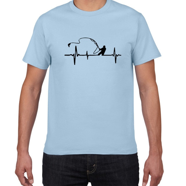 Heartbeat Graphic Men's T Shirt