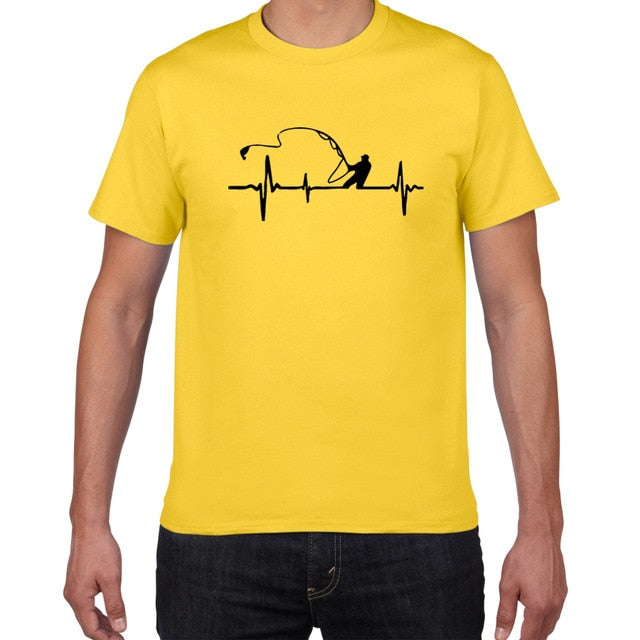 Heartbeat Graphic Men's T Shirt