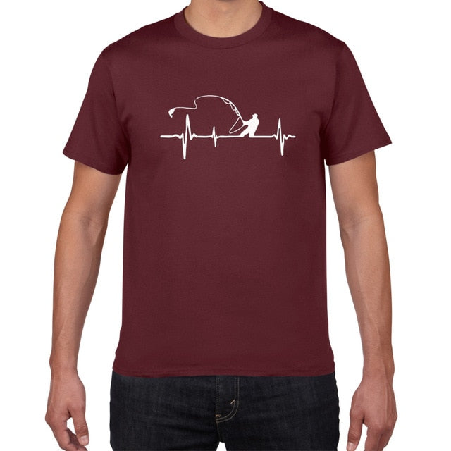 Heartbeat Graphic Men's T Shirt
