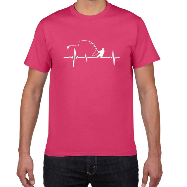 Heartbeat Graphic Men's T Shirt