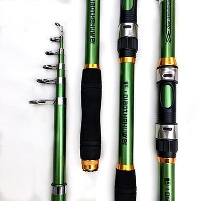 Telescopic carbon Fiber Spinning Fishing Rod