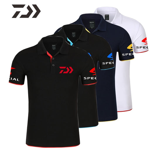 Men's Fishing Short Sleeve Polo Shirt