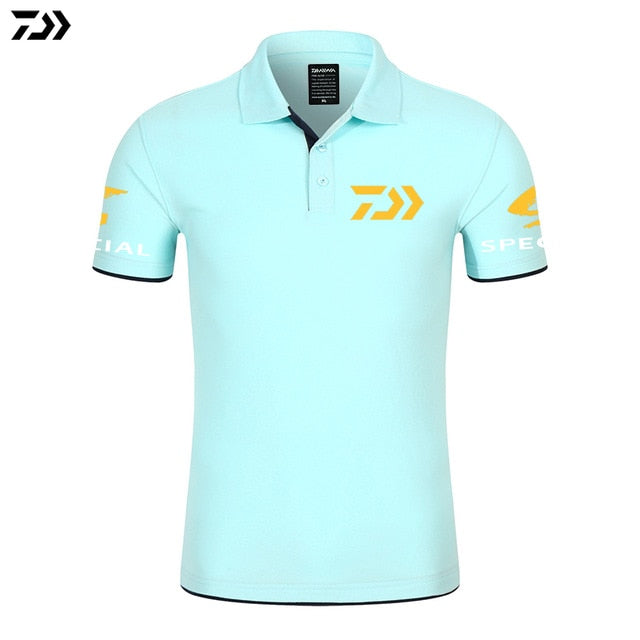 Men's Fishing Short Sleeve Polo Shirt