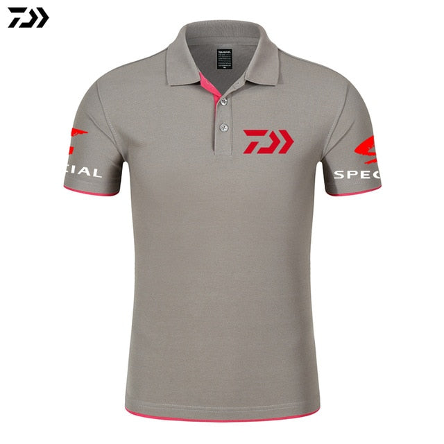 Men's Fishing Short Sleeve Polo Shirt