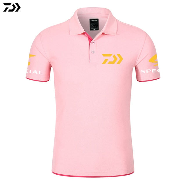 Men's Fishing Short Sleeve Polo Shirt