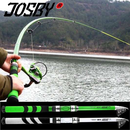 Carbon Fiber Telescopic Portable Travel Spinning Rod